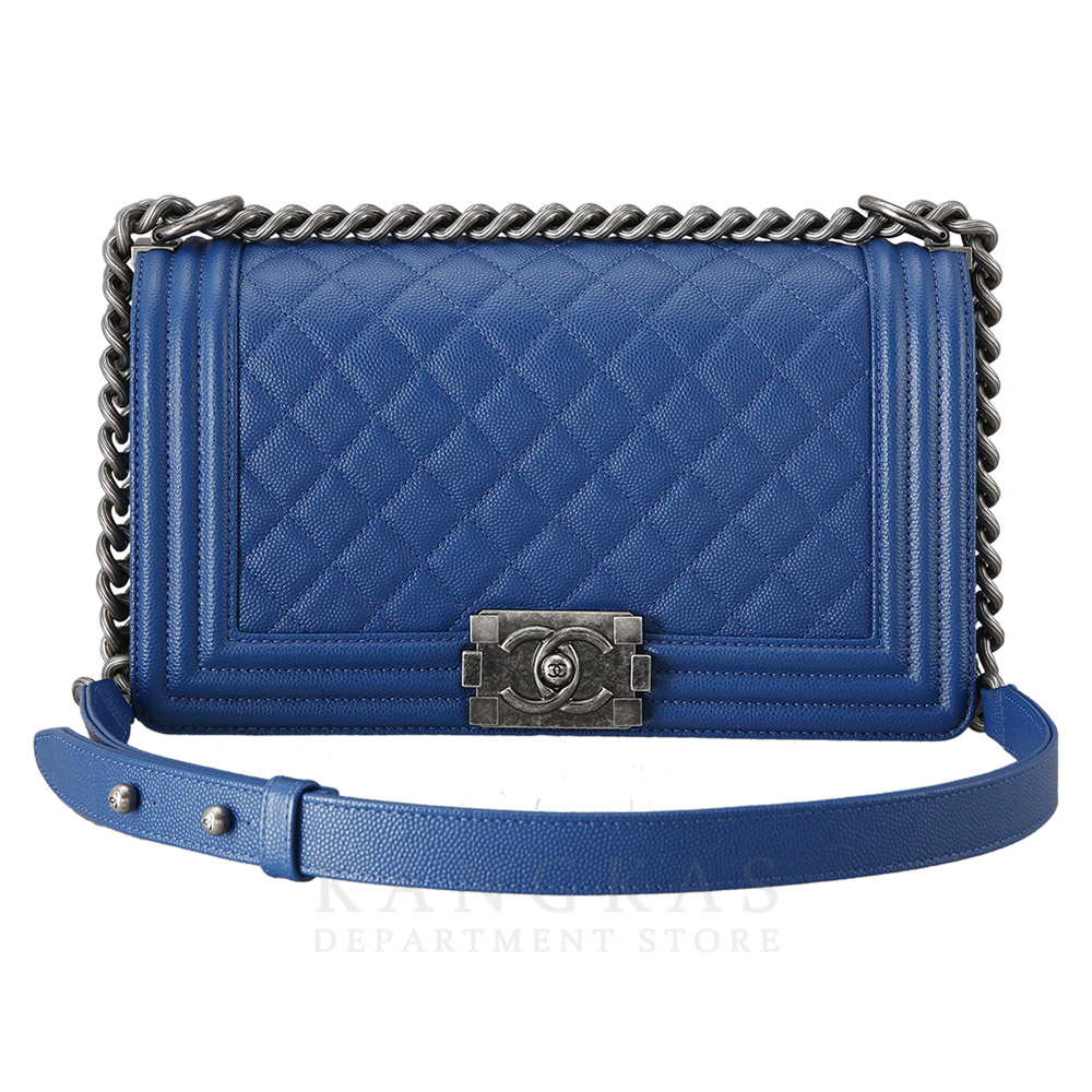 CHANEL(USED)샤넬 캐비어 보이샤넬 미듐