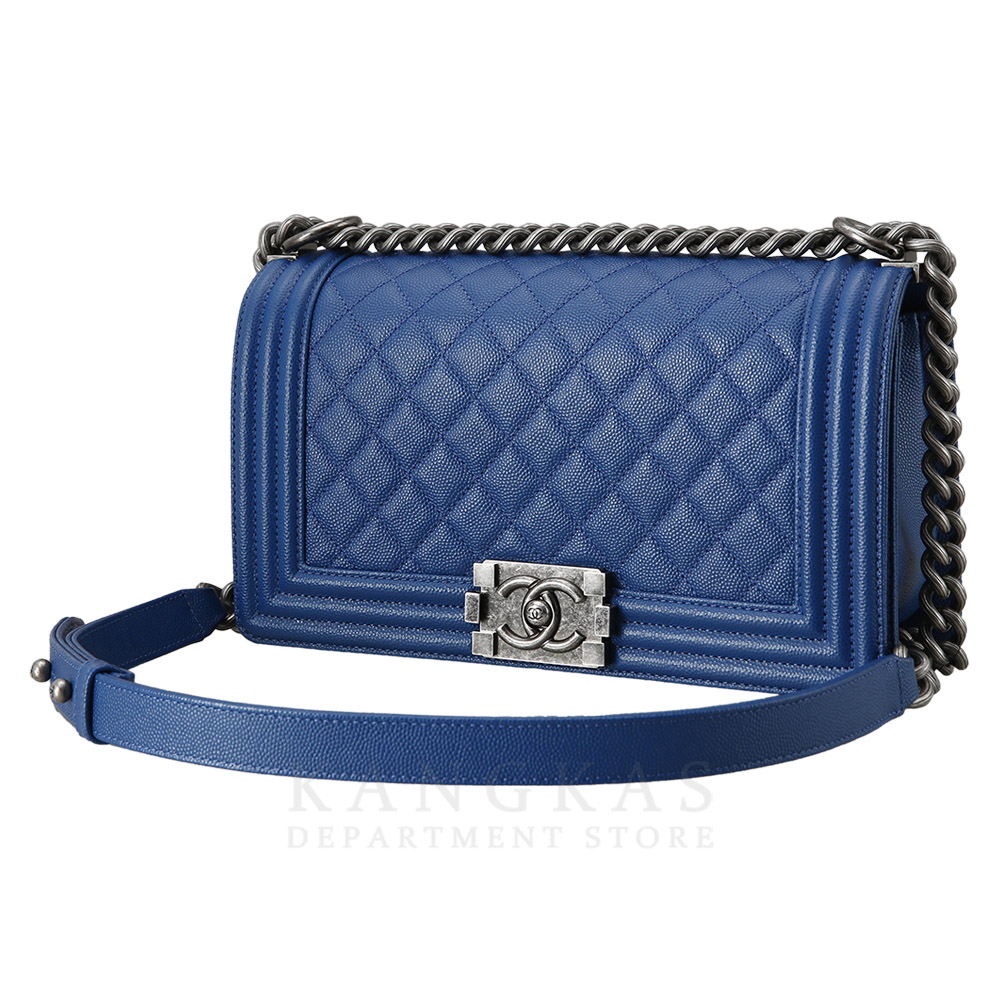 CHANEL(USED)샤넬 캐비어 보이샤넬 미듐