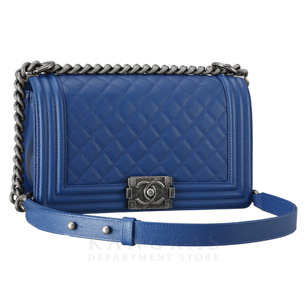 CHANEL(USED)샤넬 캐비어 보이샤넬 미듐