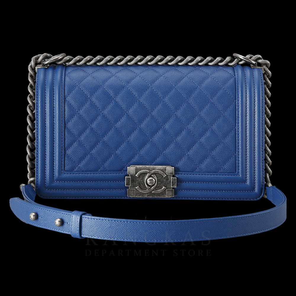 CHANEL(USED)샤넬 캐비어 보이샤넬 미듐