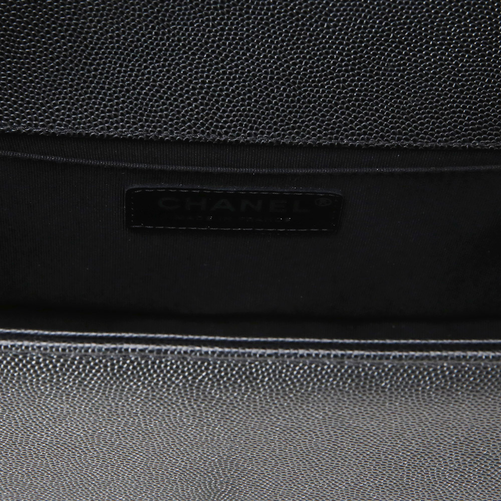 CHANEL(USED)샤넬 캐비어 보이샤넬 미듐