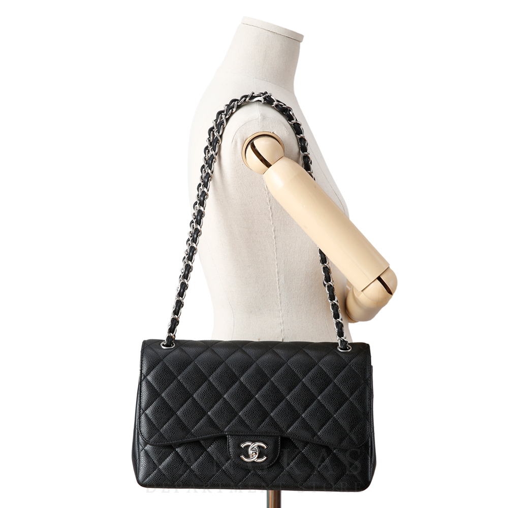 CHANEL(USED)샤넬 캐비어 클래식 라지 플랩백