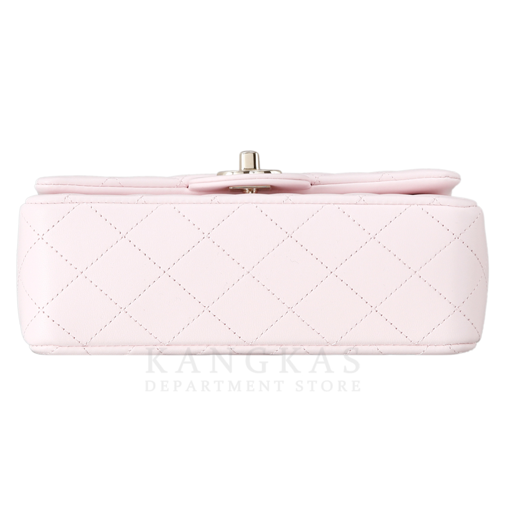 CHANEL(USED)샤넬 램스킨 클래식 뉴미니 탑핸들