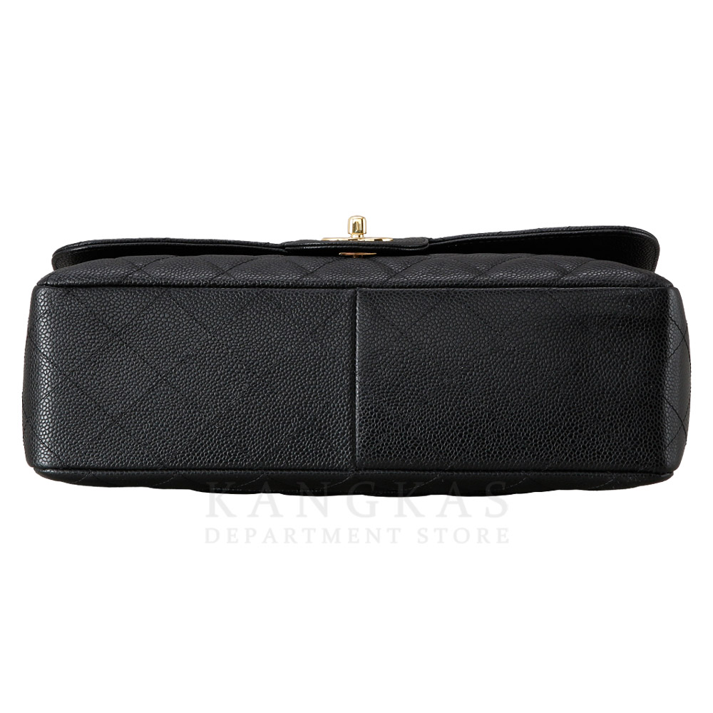 CHANEL(USED)샤넬 캐비어 클래식 점보 금장