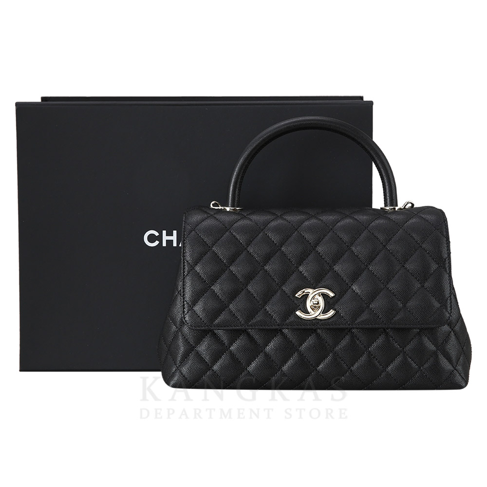CHANEL(USED)샤넬 캐비어 코코핸들 라지