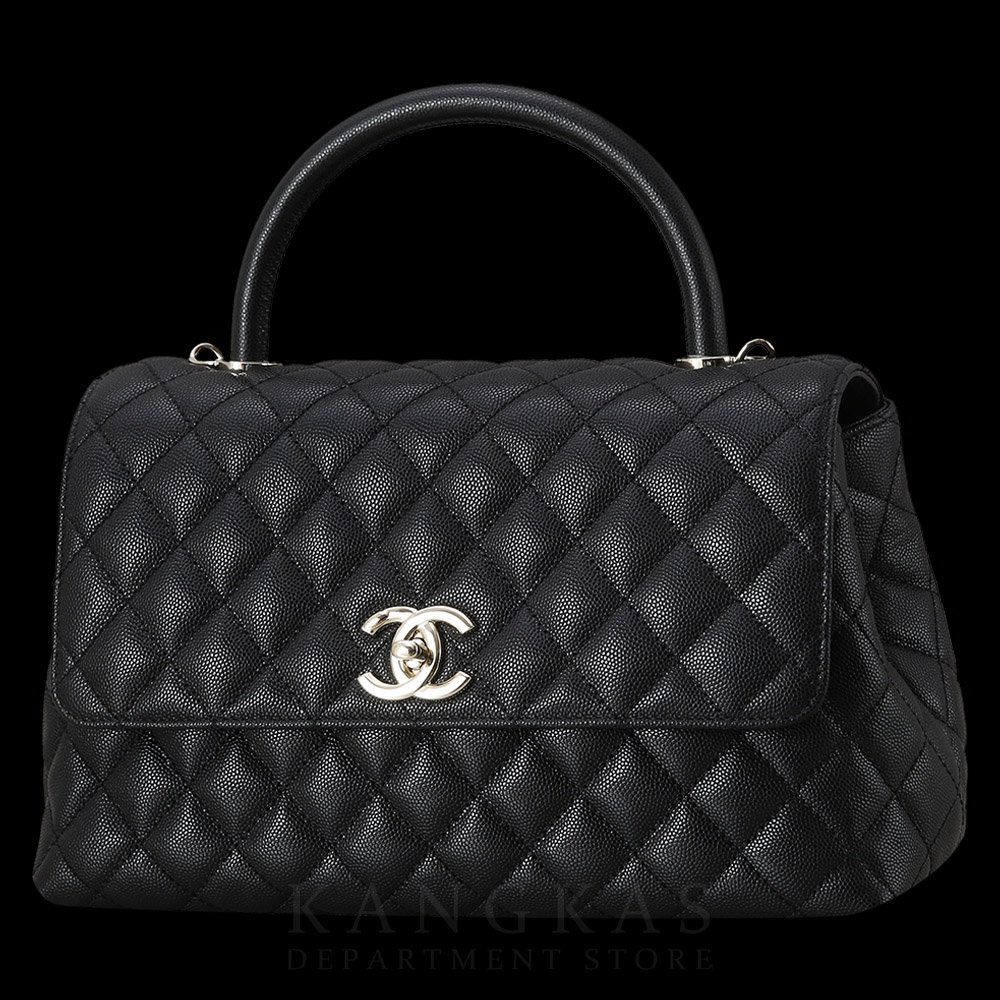 CHANEL(USED)샤넬 캐비어 코코핸들 라지