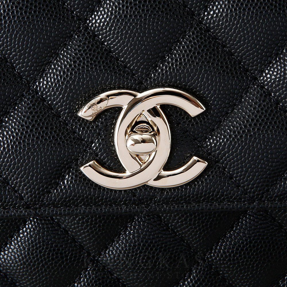 CHANEL(USED)샤넬 캐비어 코코핸들 라지