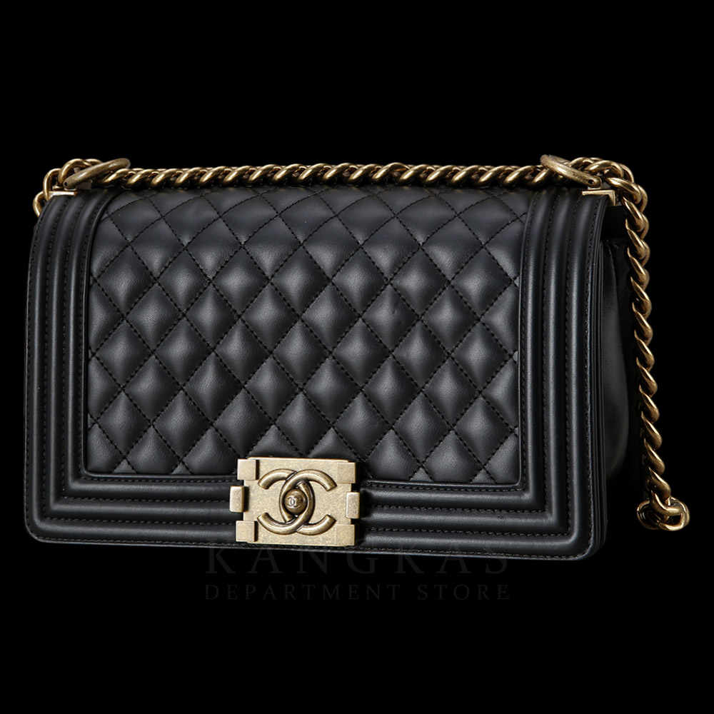 CHANEL(USED)샤넬 보이샤넬 램스킨 미듐
