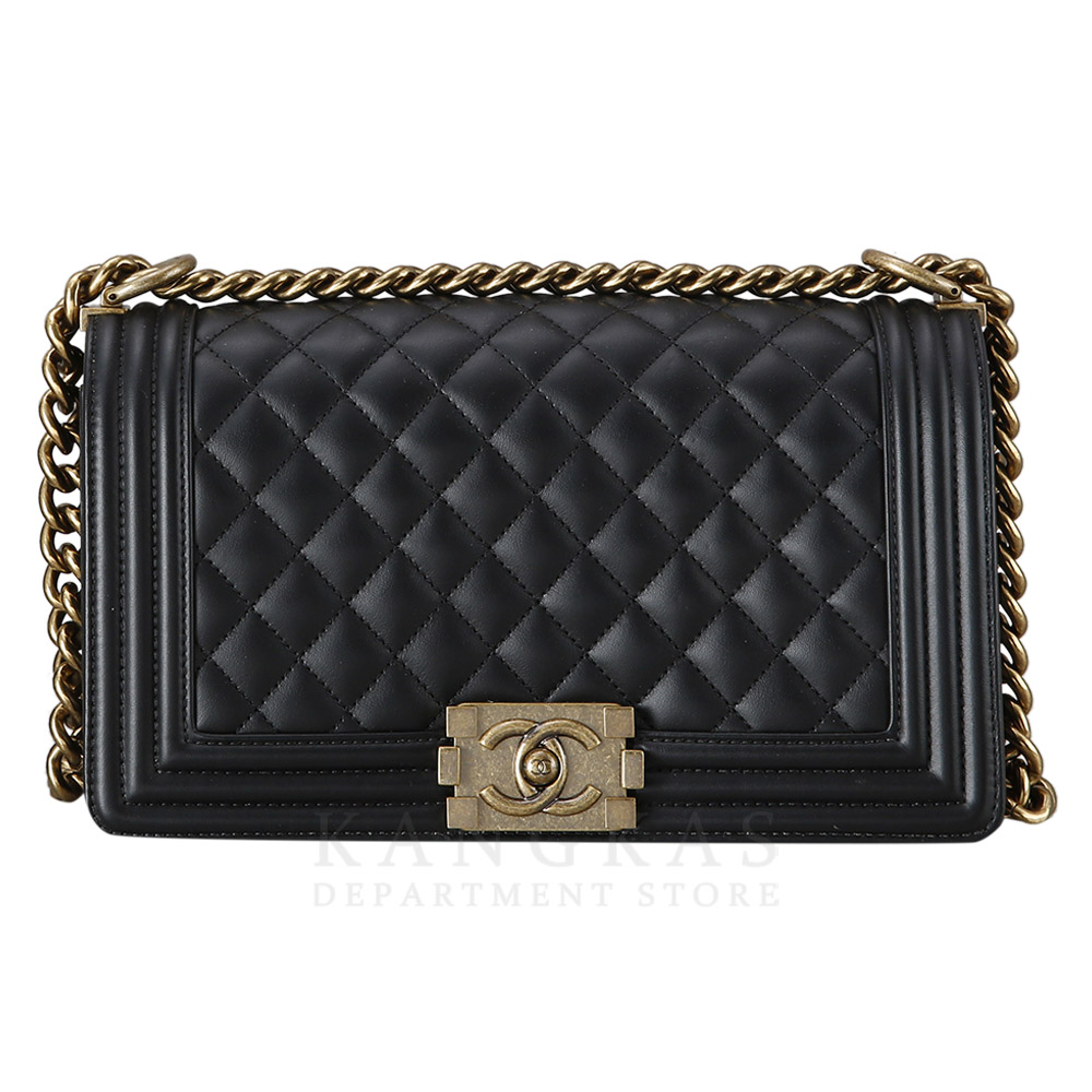 CHANEL(USED)샤넬 보이샤넬 램스킨 미듐