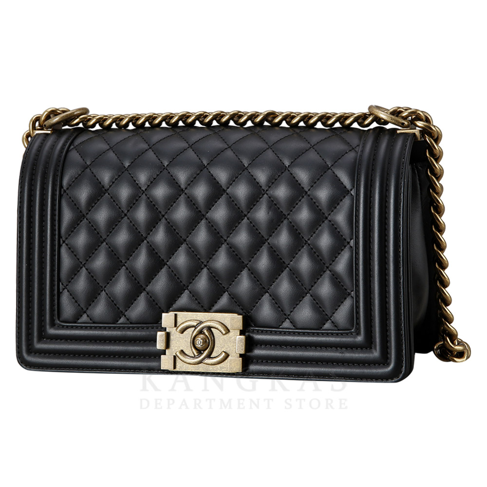 CHANEL(USED)샤넬 보이샤넬 램스킨 미듐