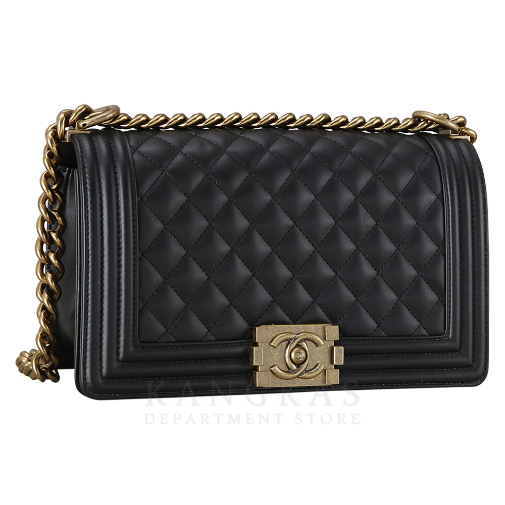 CHANEL(USED)샤넬 보이샤넬 램스킨 미듐
