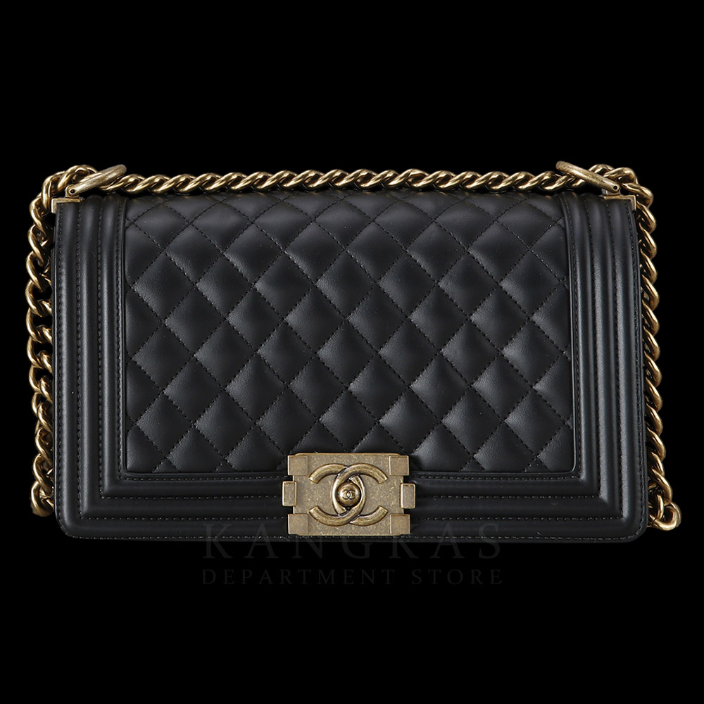 CHANEL(USED)샤넬 보이샤넬 램스킨 미듐