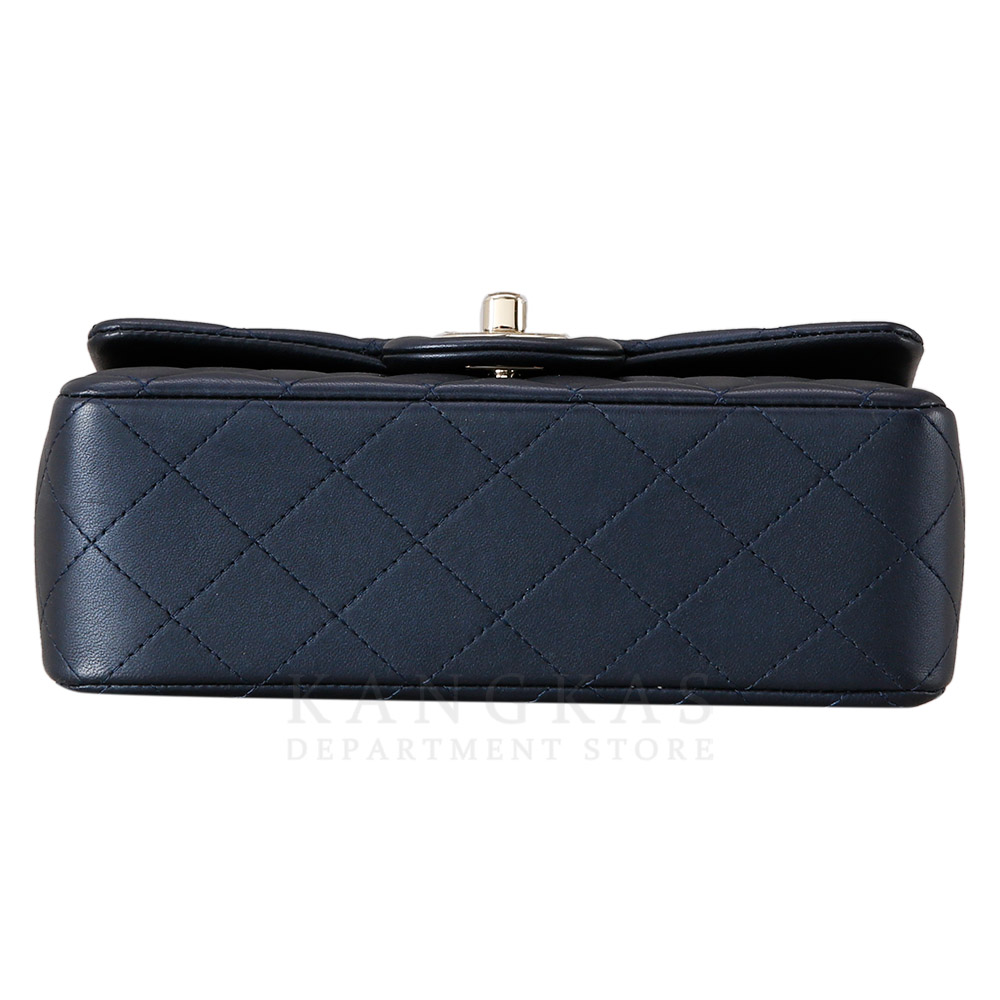CHANEL(USED)샤넬 램스킨 클래식 뉴미니 탑핸들