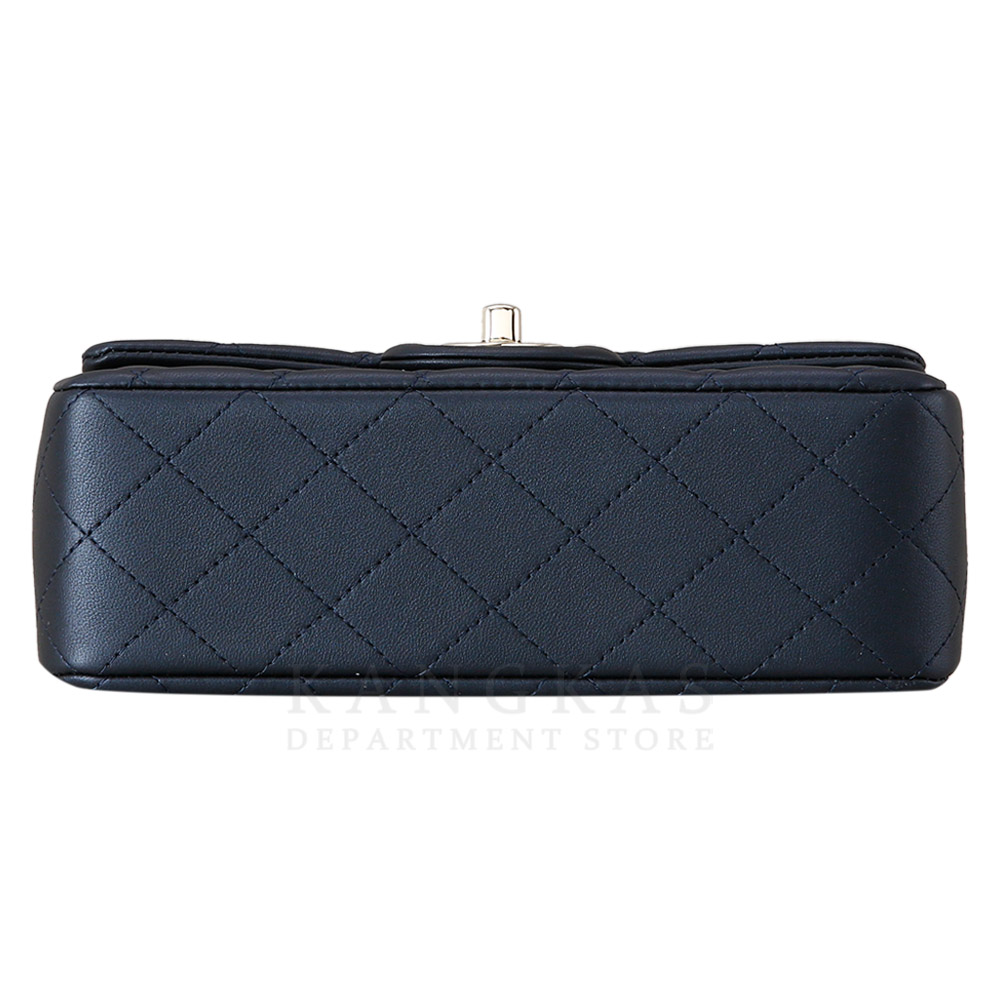 CHANEL(USED)샤넬 램스킨 클래식 뉴미니 탑핸들