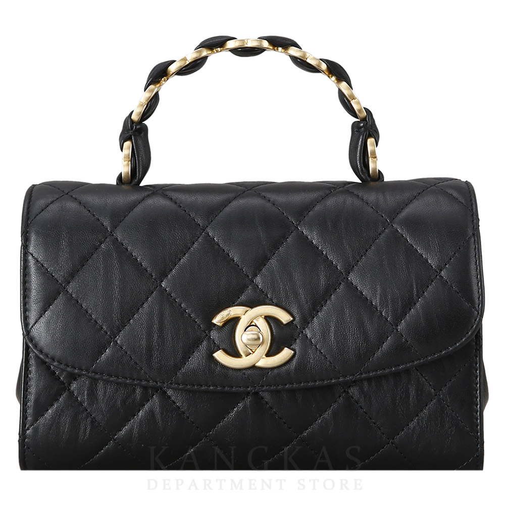 CHANEL(USED)샤넬 시즌 탑핸들 플랩백