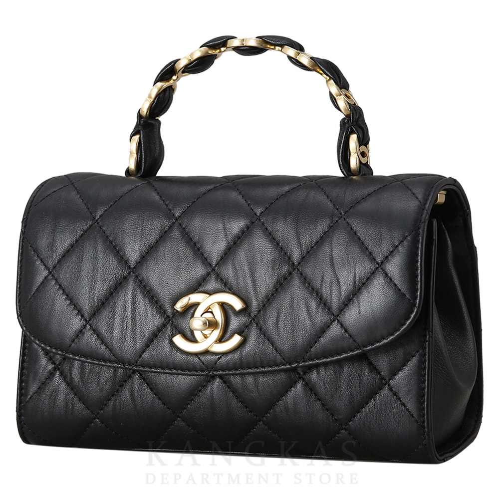 CHANEL(USED)샤넬 시즌 탑핸들 플랩백