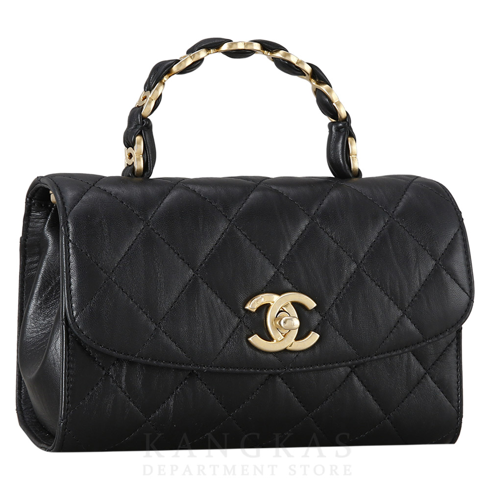 CHANEL(USED)샤넬 시즌 탑핸들 플랩백
