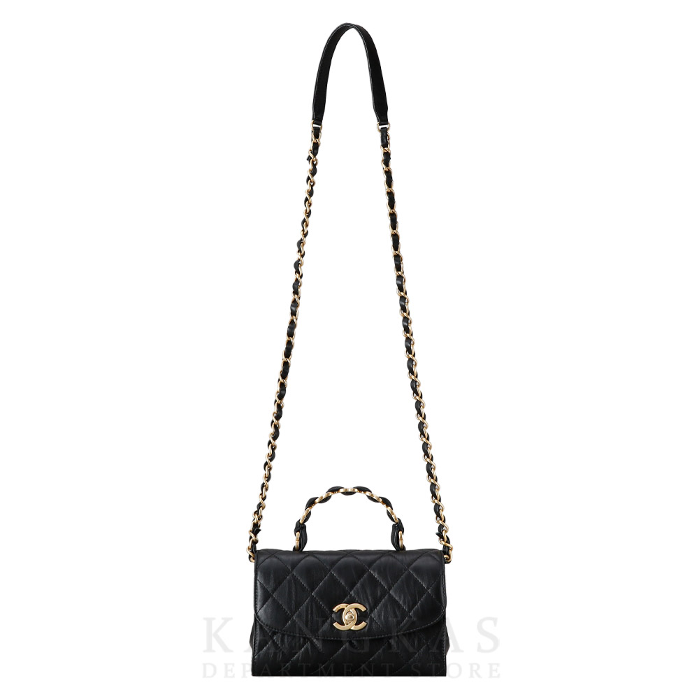 CHANEL(USED)샤넬 시즌 탑핸들 플랩백