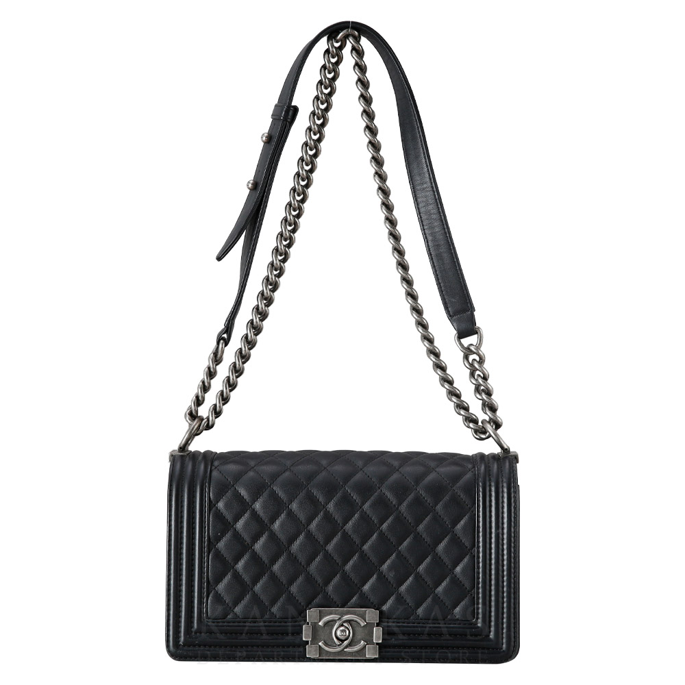 CHANEL(USED)샤넬 보이샤넬 미듐 플랩백