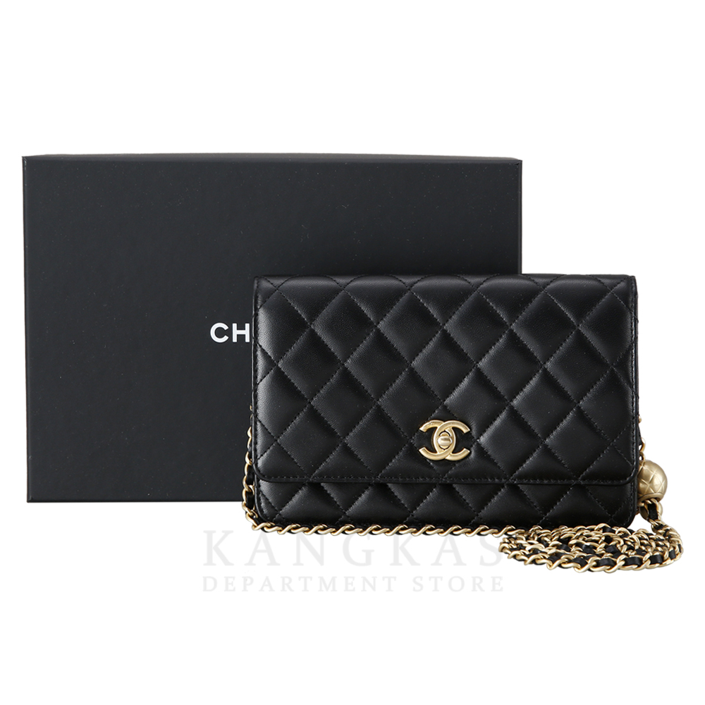 CHANEL(USED)샤넬 AP1450 램스킨 골든볼 WOC