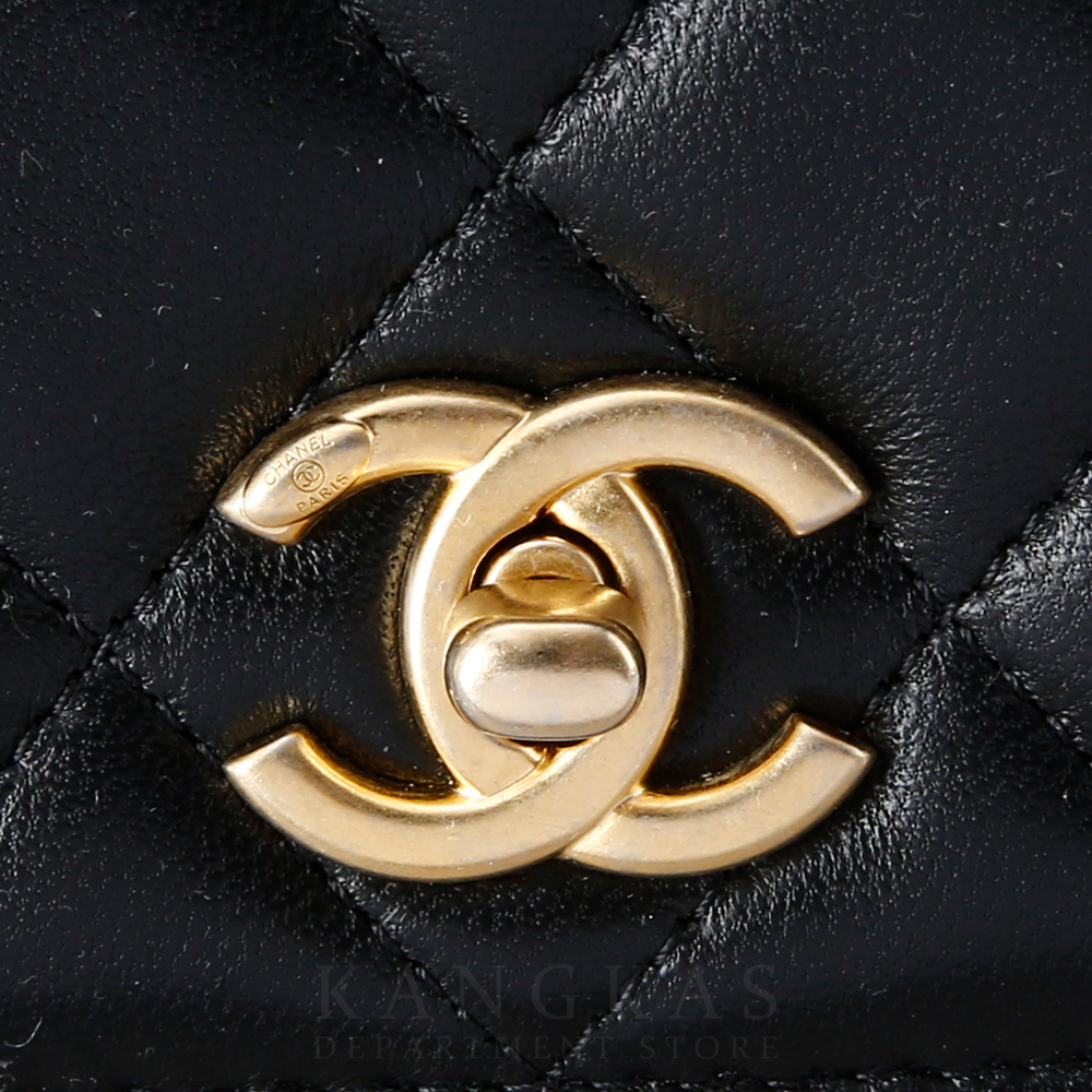 CHANEL(USED)샤넬 AP1450 램스킨 골든볼 WOC