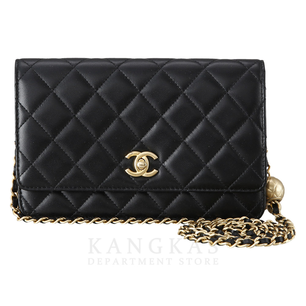 CHANEL(USED)샤넬 AP1450 램스킨 골든볼 WOC
