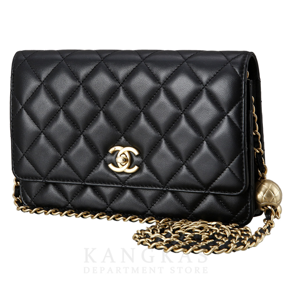 CHANEL(USED)샤넬 AP1450 램스킨 골든볼 WOC