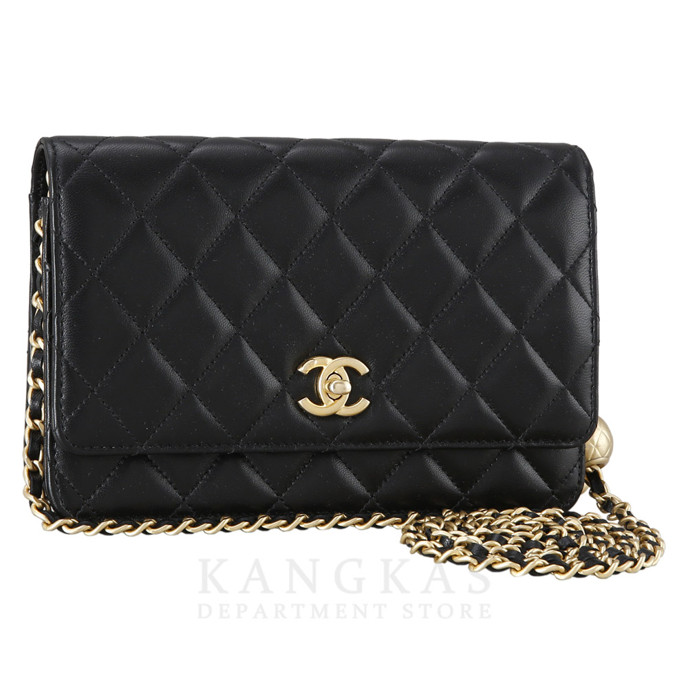 CHANEL(USED)샤넬 AP1450 램스킨 골든볼 WOC