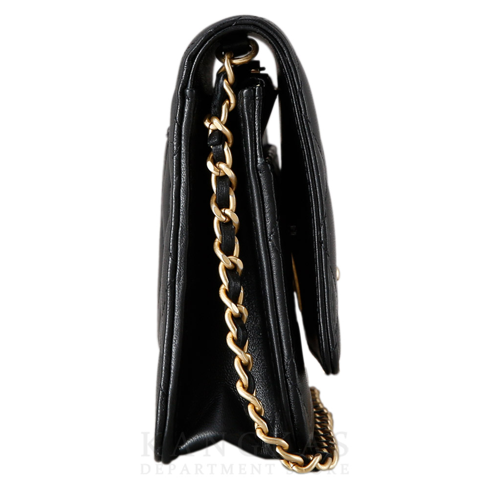 CHANEL(USED)샤넬 AP1450 램스킨 골든볼 WOC