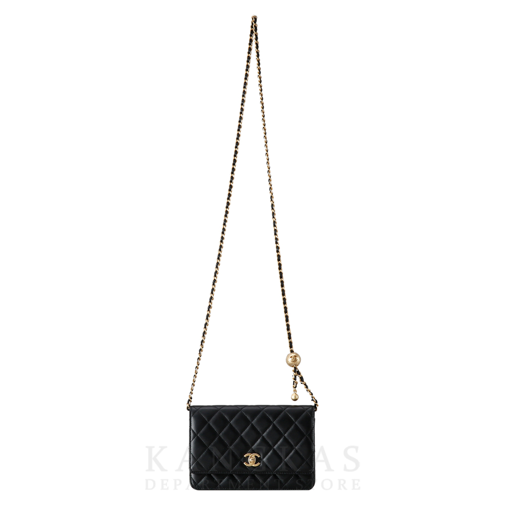 CHANEL(USED)샤넬 AP1450 램스킨 골든볼 WOC