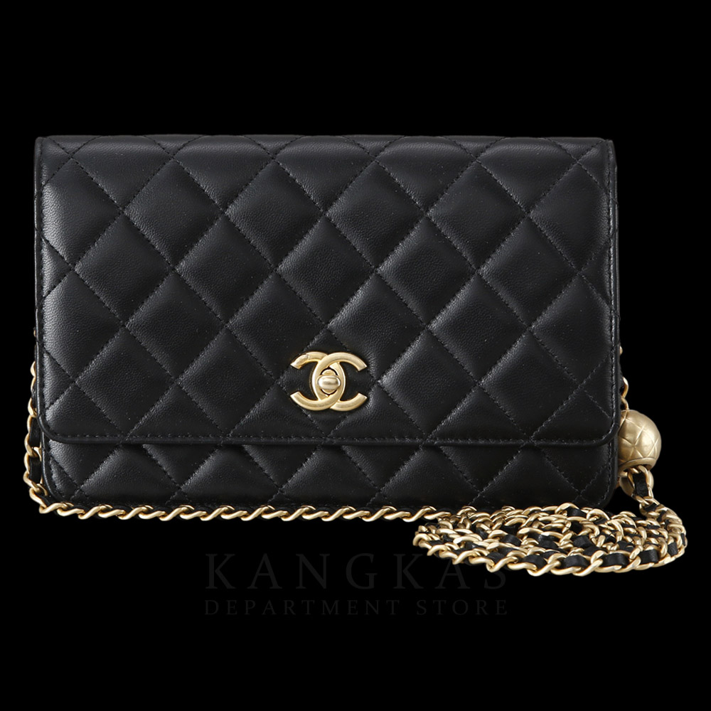 CHANEL(USED)샤넬 AP1450 램스킨 골든볼 WOC