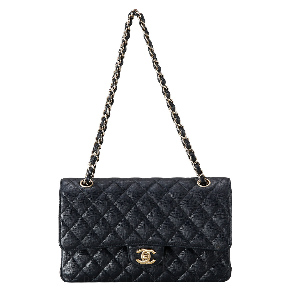 CHANEL(USED)샤넬 캐비어 클래식 미듐 플랩백