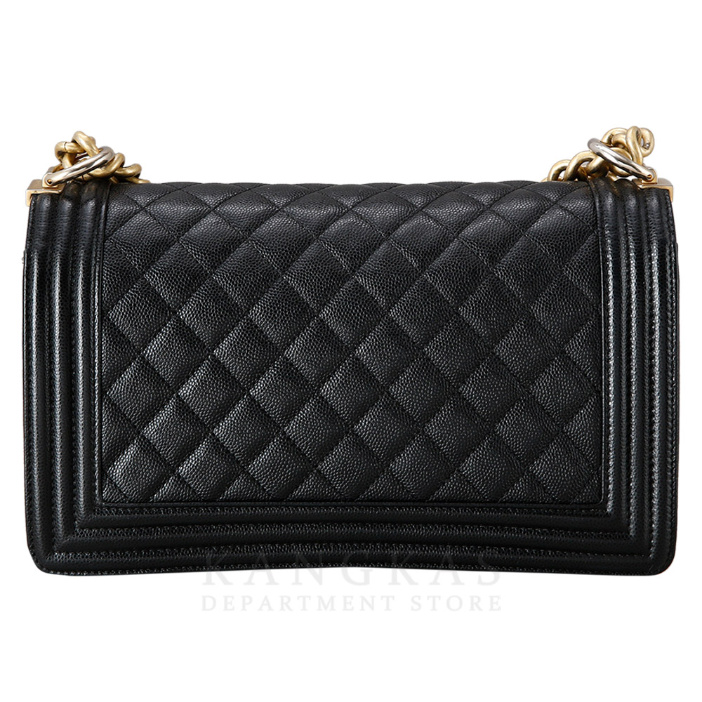CHANEL(USED)샤넬 보이샤넬 캐비어 미듐