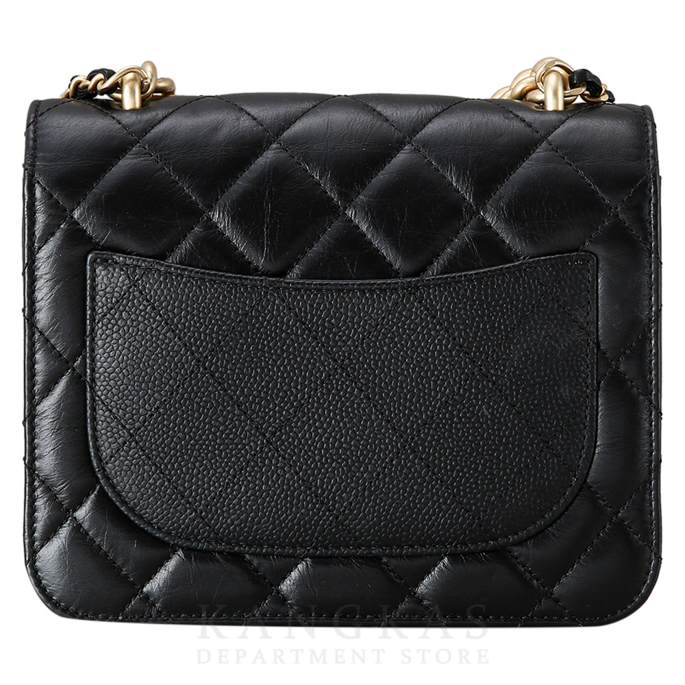 CHANEL(USED)샤넬 시즌 체인 플랩백 블랙
