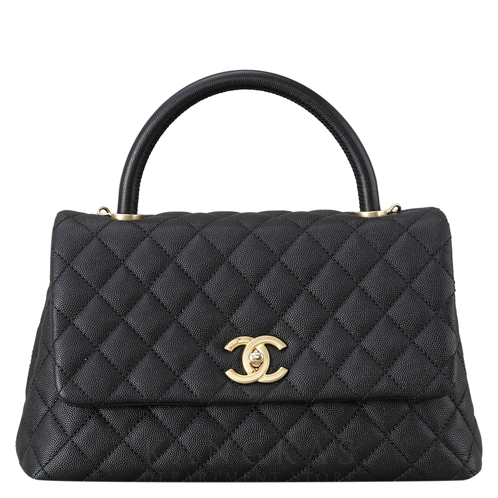CHANEL(USED)샤넬 캐비어 코코핸들 미듐