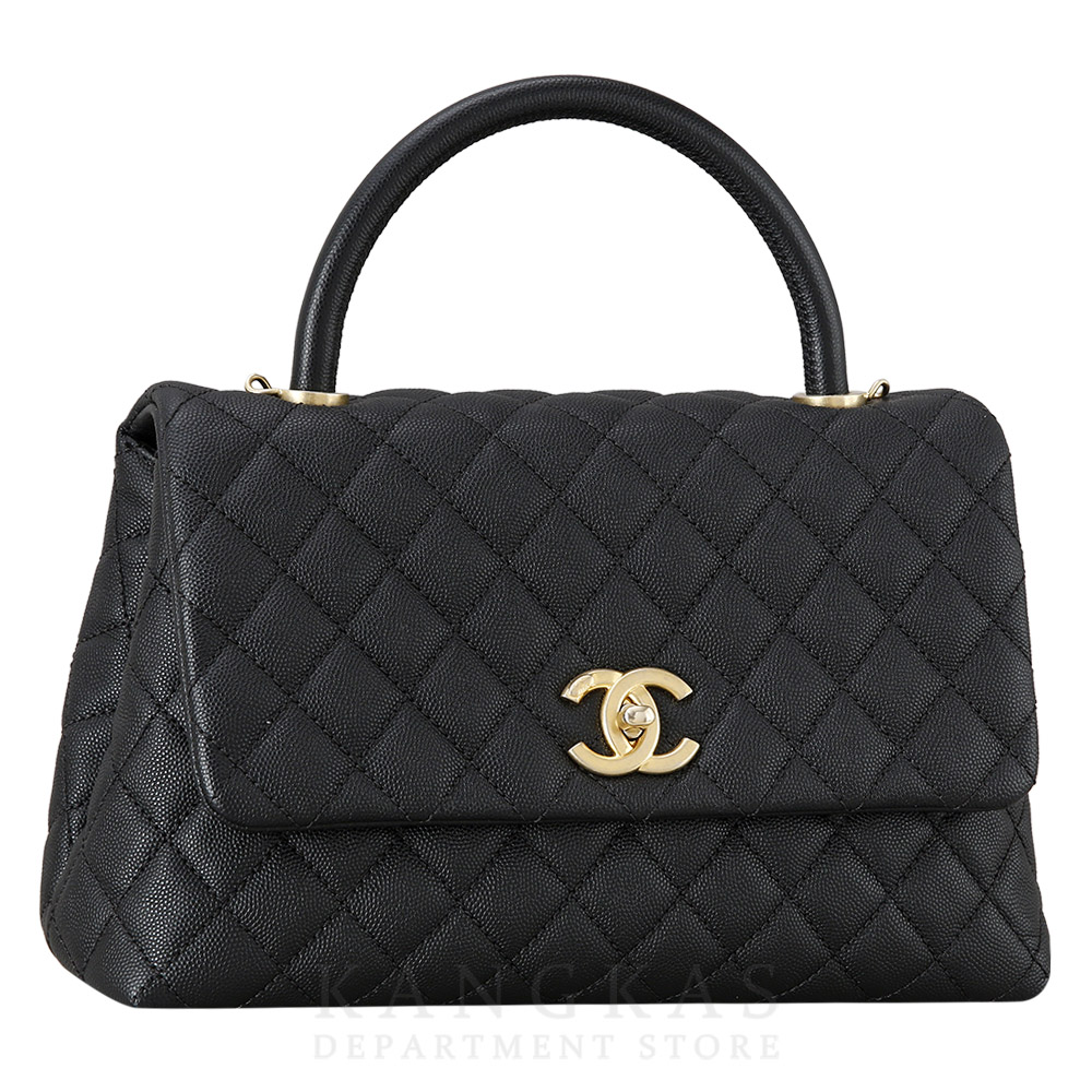 CHANEL(USED)샤넬 캐비어 코코핸들 미듐