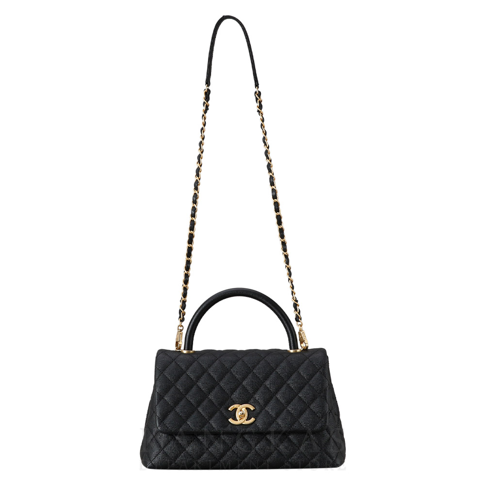 CHANEL(USED)샤넬 캐비어 코코핸들 미듐