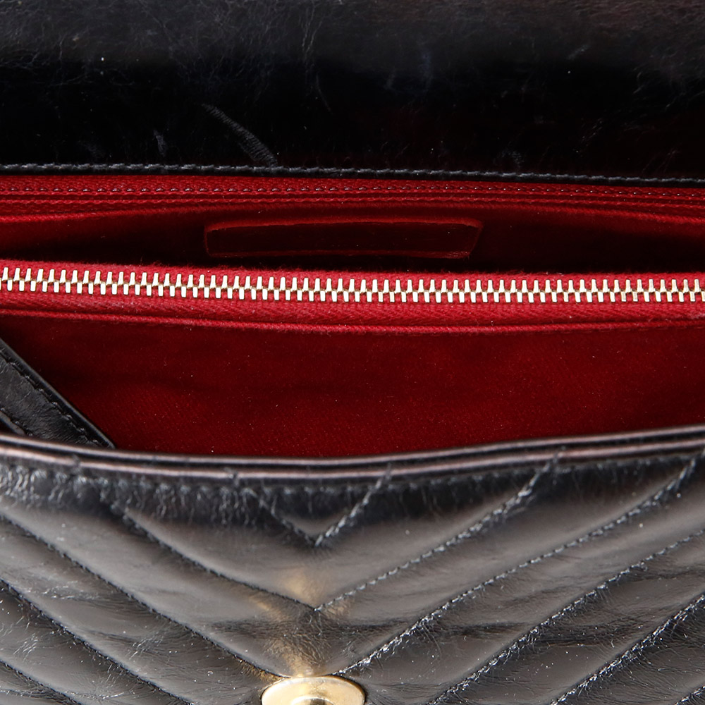 CHANEL(USED)샤넬 쉐브론 코코핸들 미듐