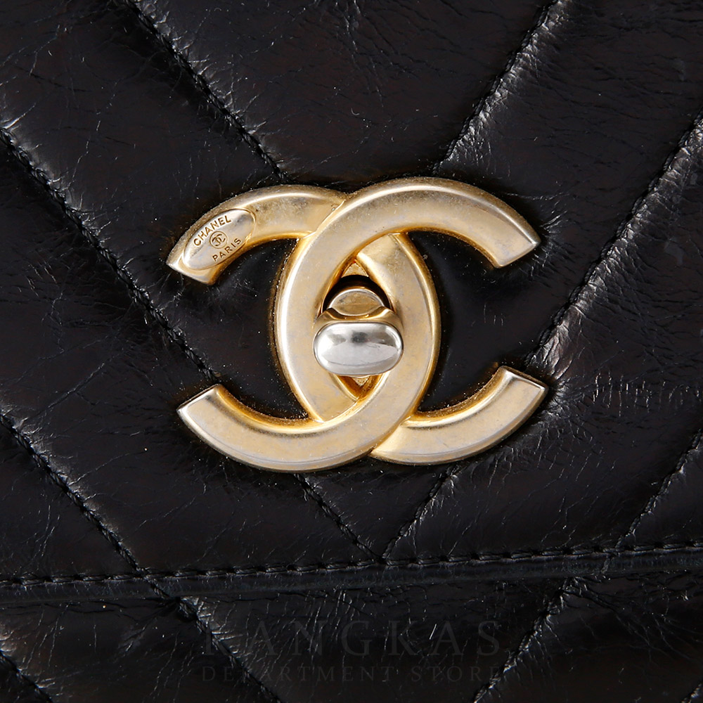 CHANEL(USED)샤넬 쉐브론 코코핸들 미듐