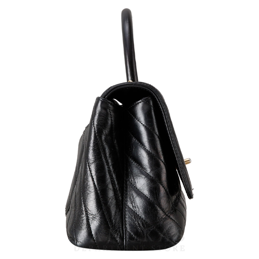 CHANEL(USED)샤넬 쉐브론 코코핸들 미듐