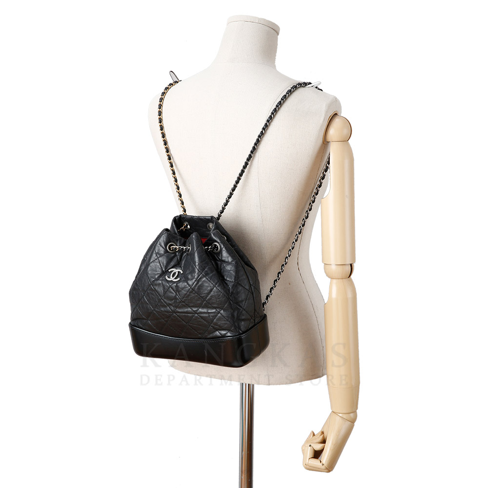 CHANEL(USED)샤넬 가브리엘 백팩 블랙
