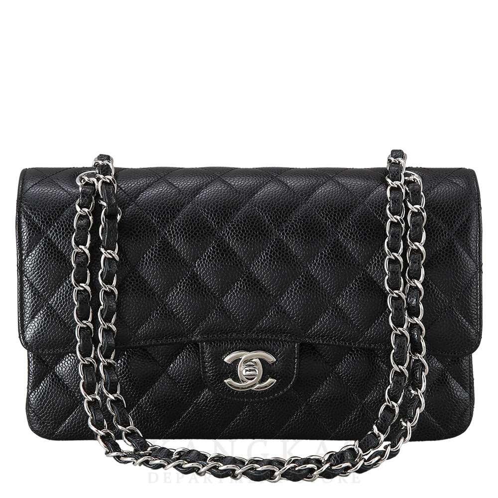 CHANEL(USED)샤넬 캐비어 클래식 플랩백 미듐
