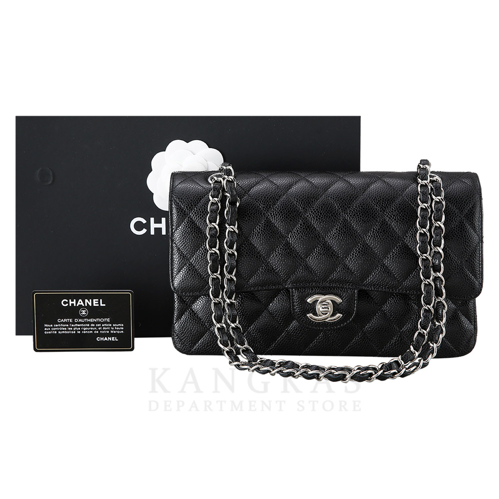 CHANEL(USED)샤넬 캐비어 클래식 플랩백 미듐