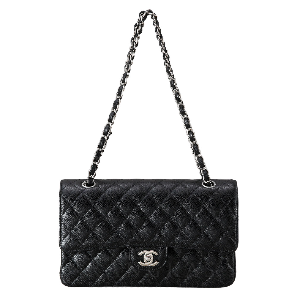 CHANEL(USED)샤넬 캐비어 클래식 플랩백 미듐