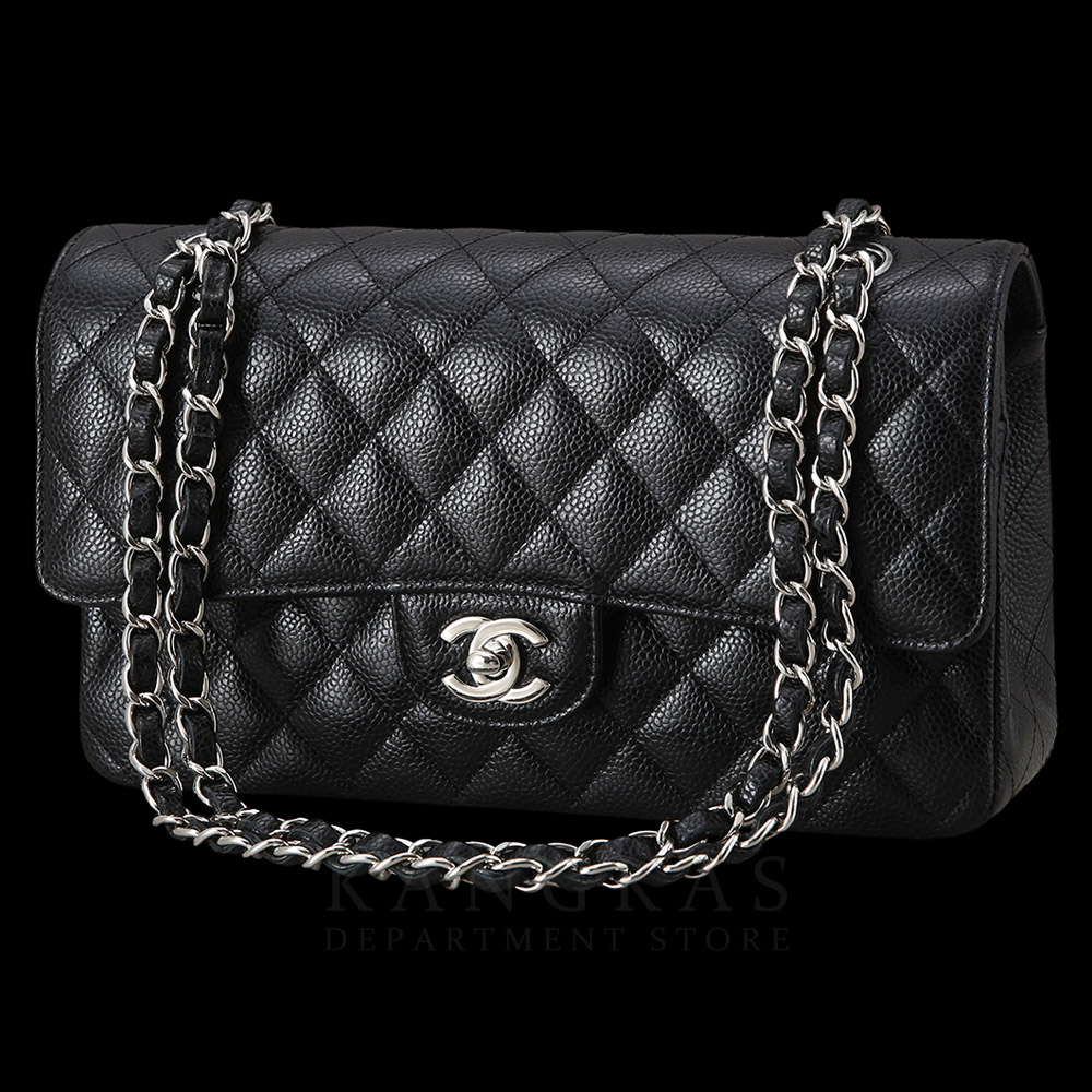 CHANEL(USED)샤넬 캐비어 클래식 플랩백 미듐