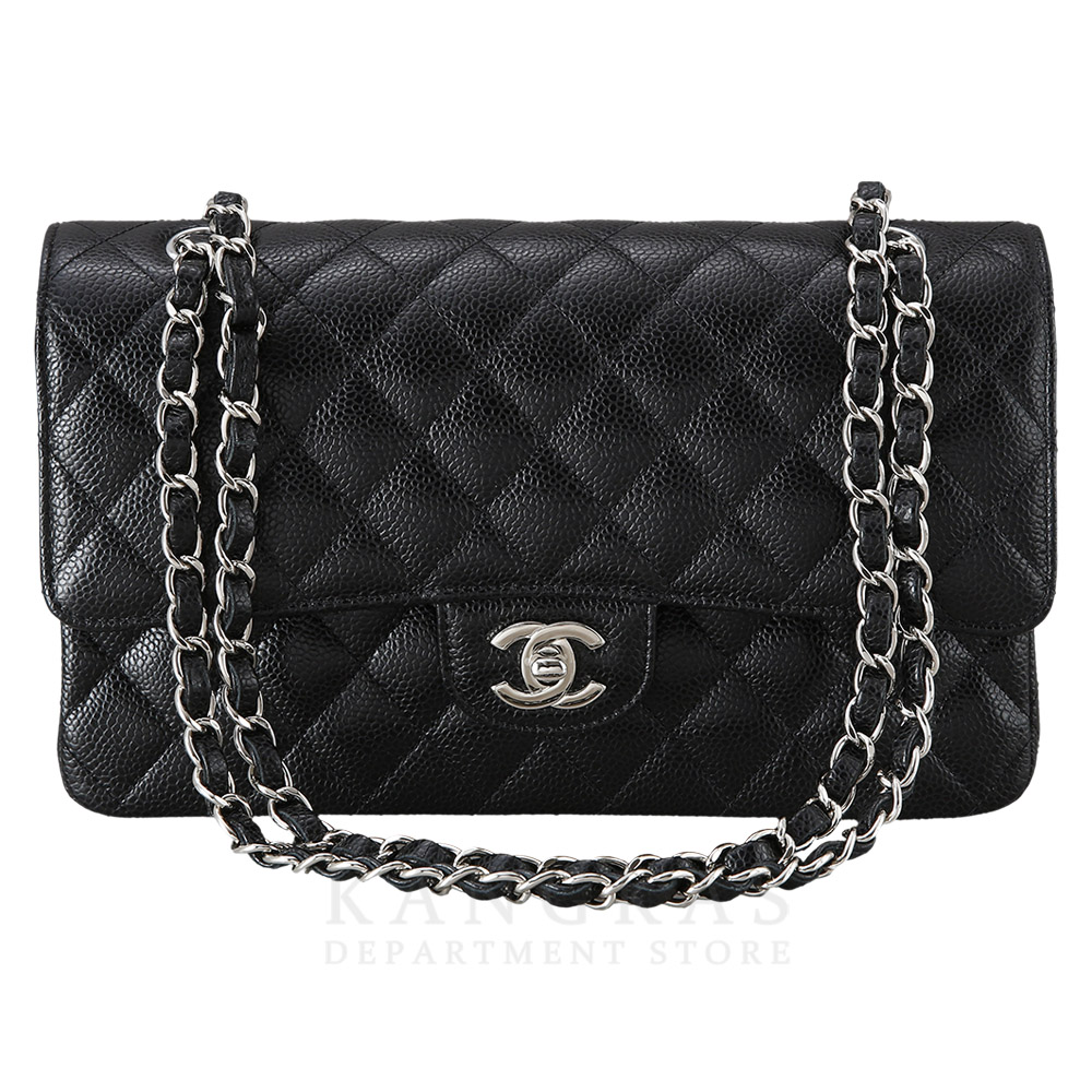CHANEL(USED)샤넬 캐비어 클래식 플랩백 미듐