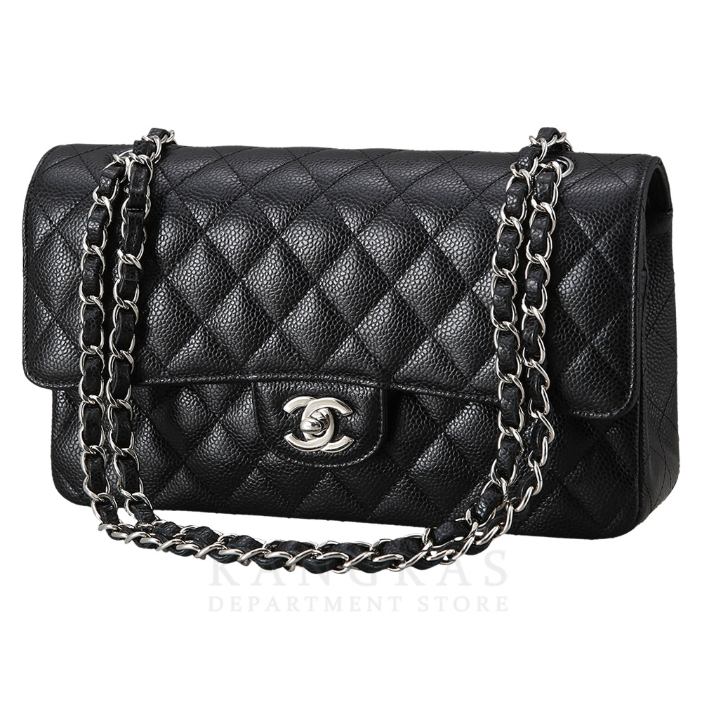 CHANEL(USED)샤넬 캐비어 클래식 플랩백 미듐