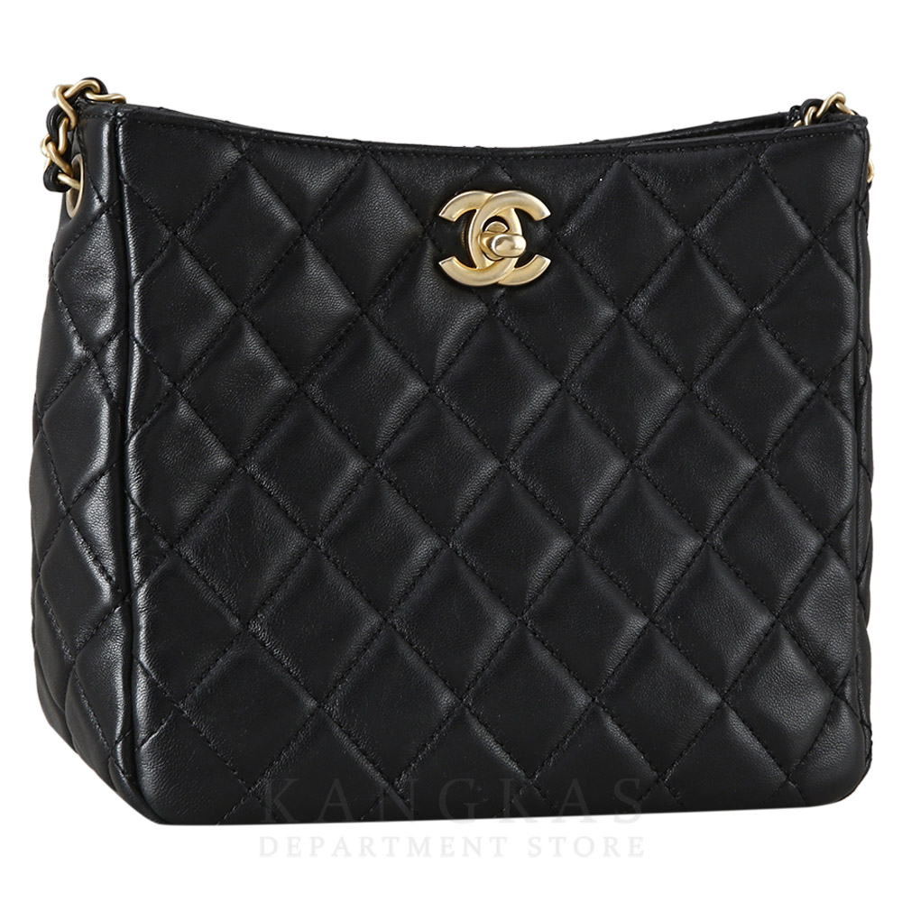 CHANEL(USED)샤넬 시즌 골드볼 호보백