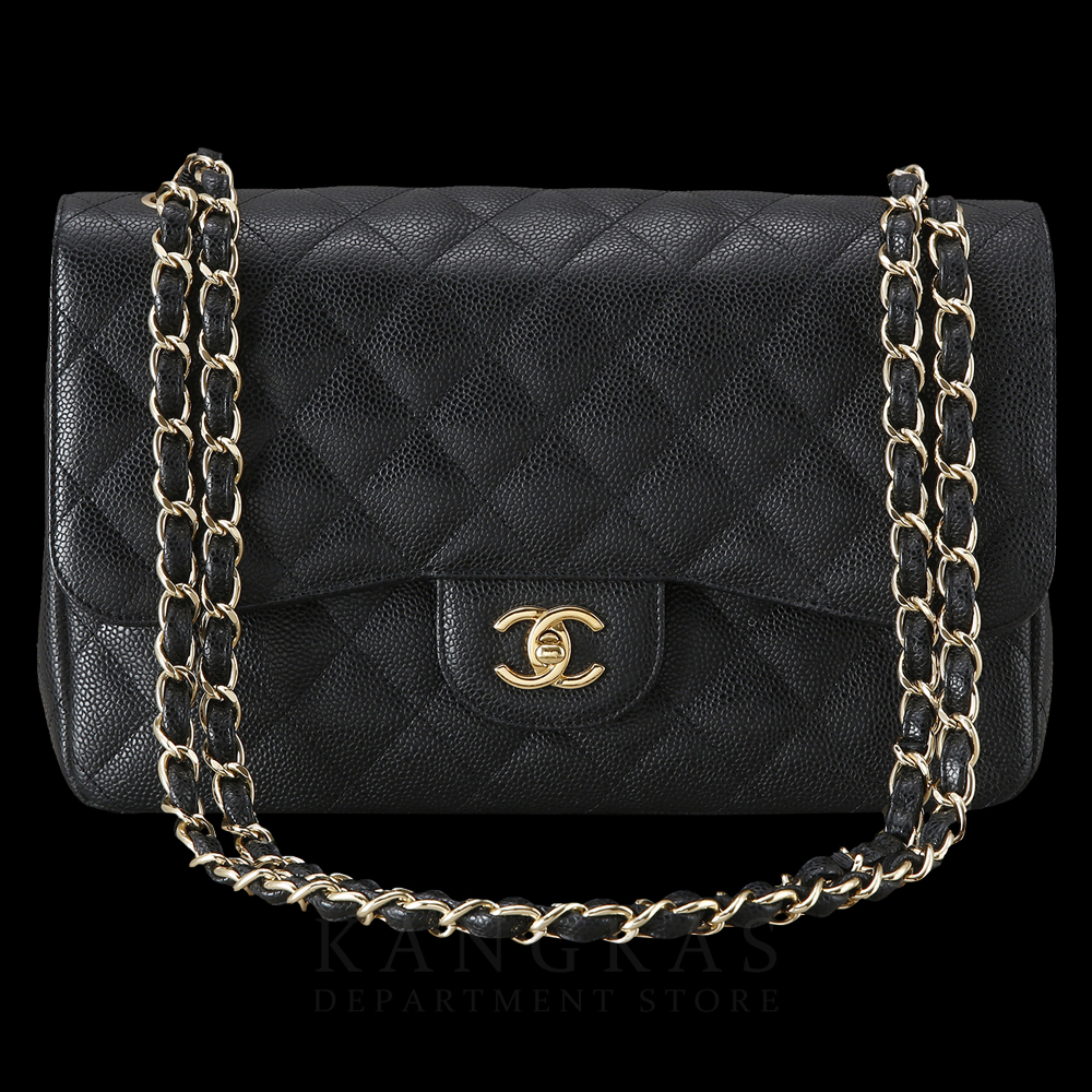 CHANEL(USED)샤넬 A58600 캐비어 클래식 라지 플랩백