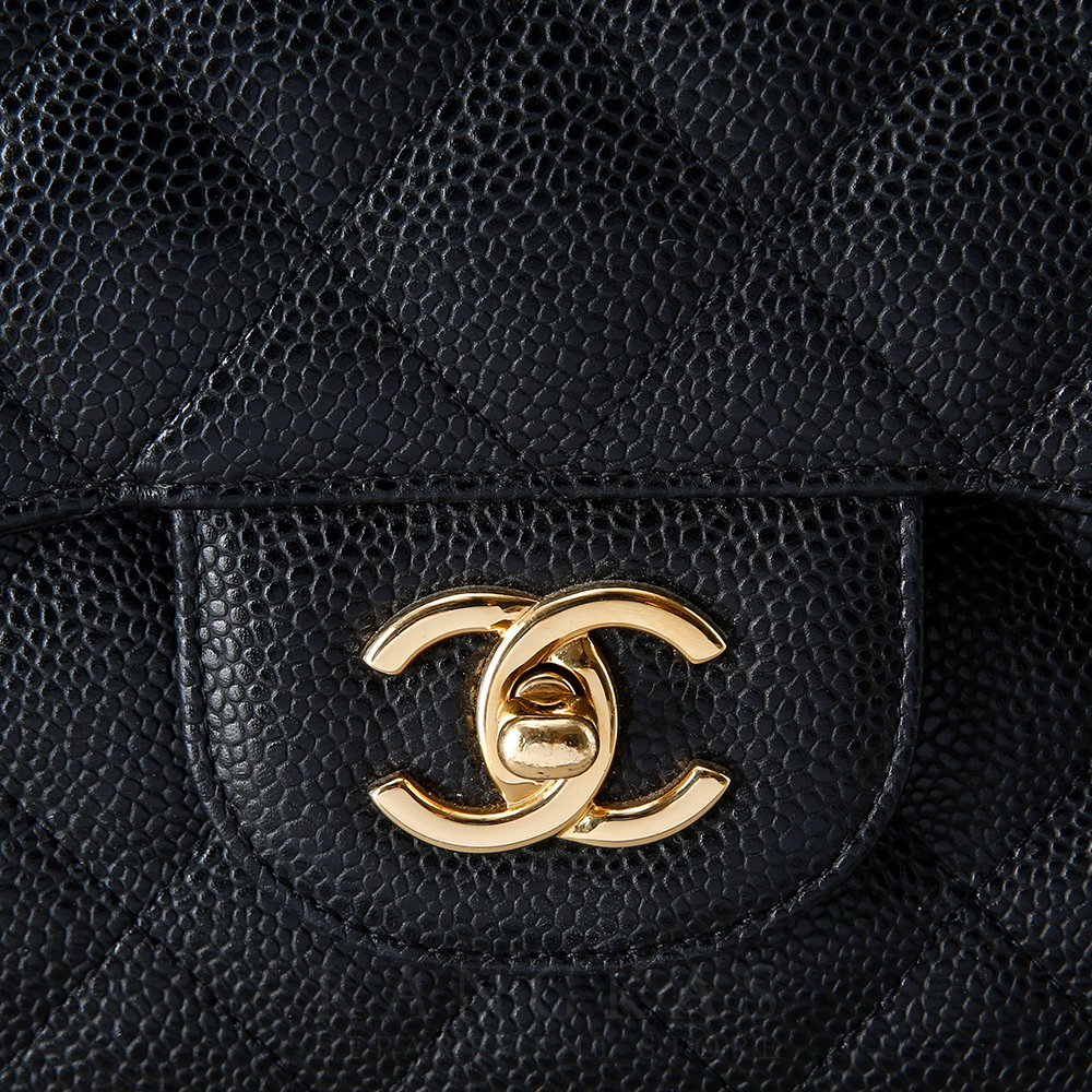 CHANEL(USED)샤넬 A58600 캐비어 클래식 라지 플랩백